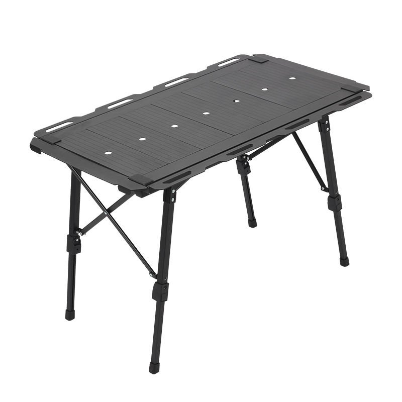 Meja Camping Portable Boleh Laras Tinggi & Super Ringan Lipat IGT untuk Outdoor BBQ & Picnic